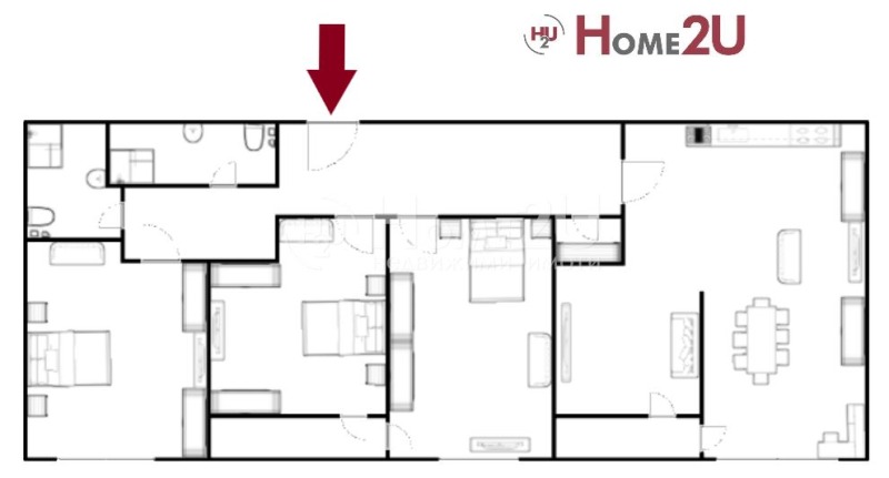 Продается  3 спальни Пловдив , Тракия , 160 кв.м | 69473955 - изображение [14]