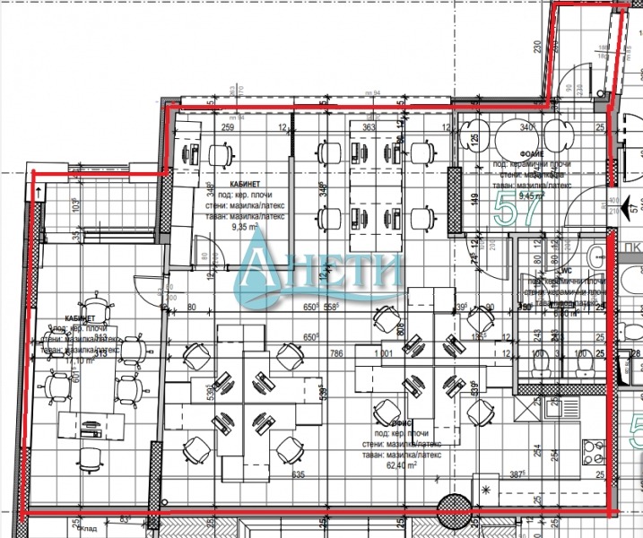 For Sale  Office Sofia , Druzhba 1 , 140 sq.m | 98136262 - image [7]