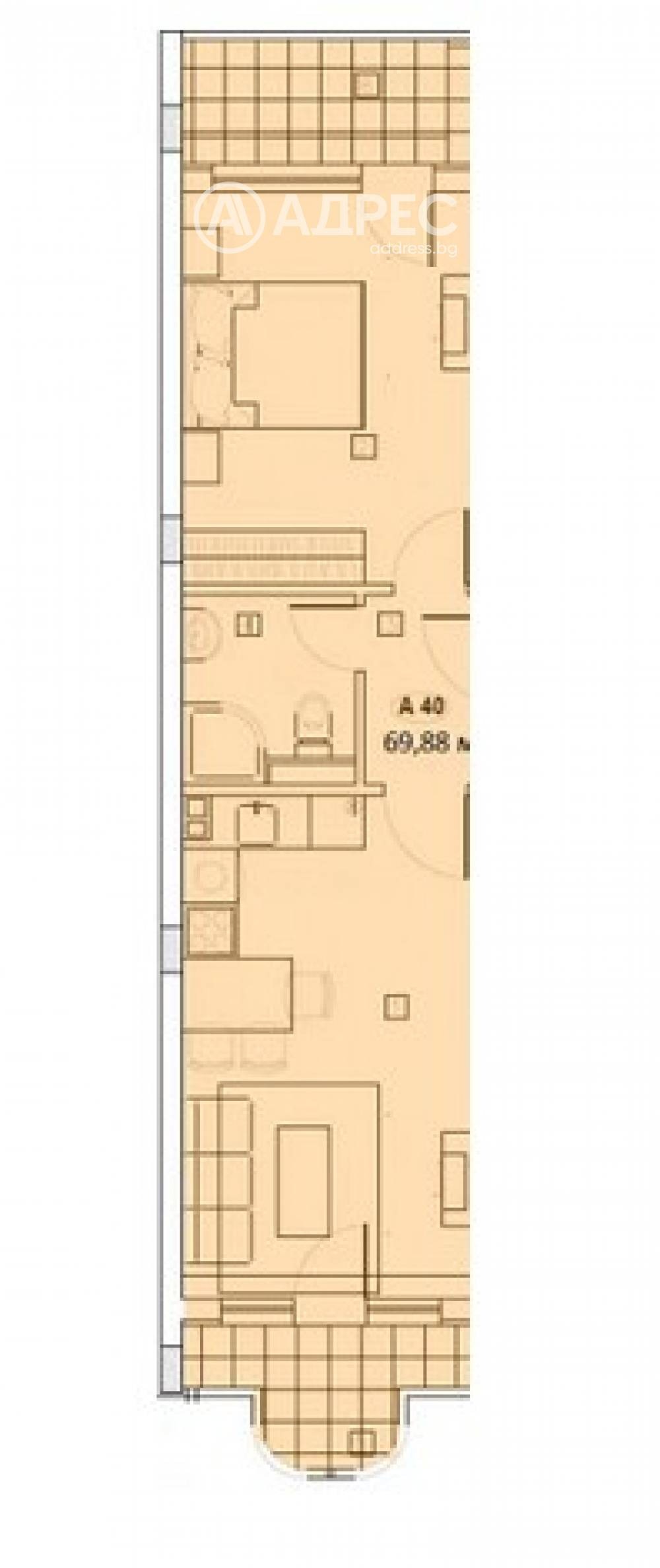 Продава 2-СТАЕН, гр. София, Център, снимка 4 - Апартаменти - 54065756