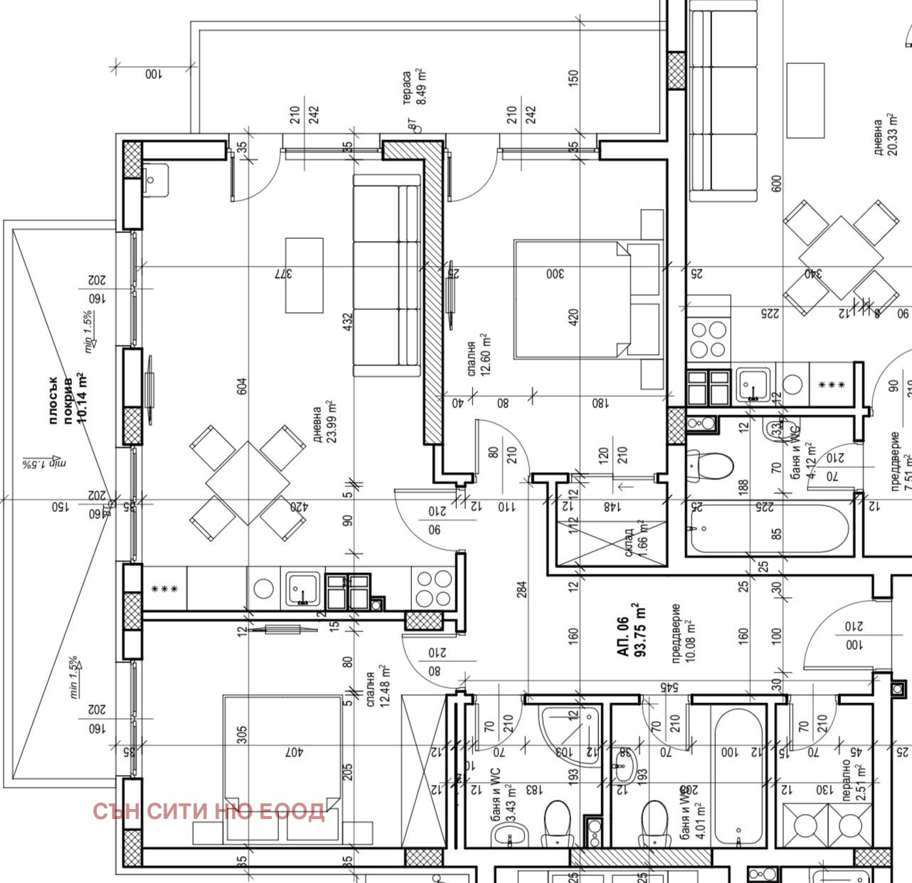 Продава 3-СТАЕН, гр. София, Манастирски ливади, снимка 2 - Апартаменти - 55323578