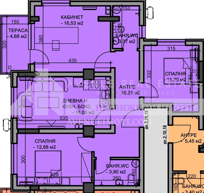 Продава  3-стаен град Пловдив , Младежки Хълм , 113 кв.м | 32310585 - изображение [2]