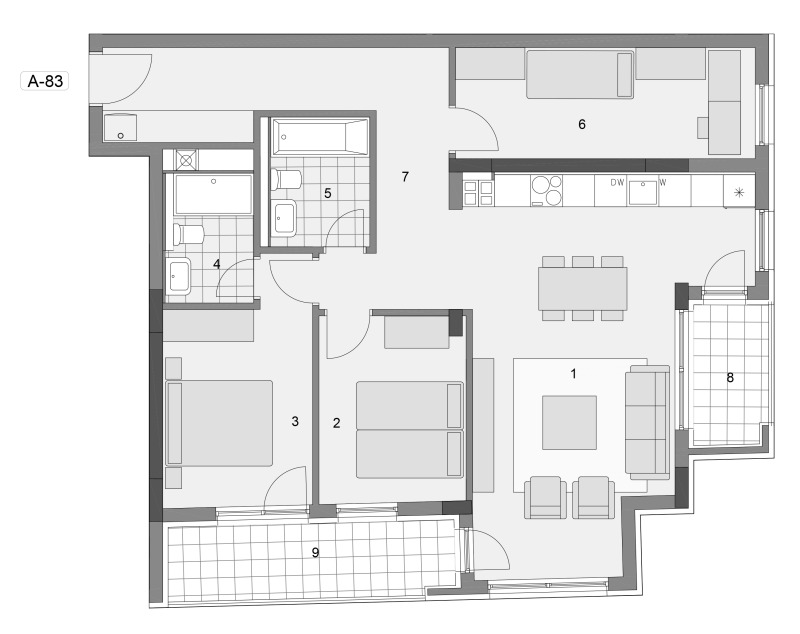 À venda  3 quartos Sofia , Manastirski livadi , 138 m² | 54324899 - imagem [5]