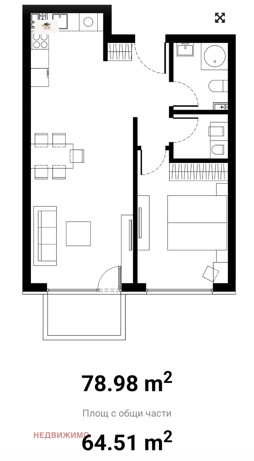 Продава 2-СТАЕН, гр. София, Малинова долина, снимка 2 - Апартаменти - 55056545