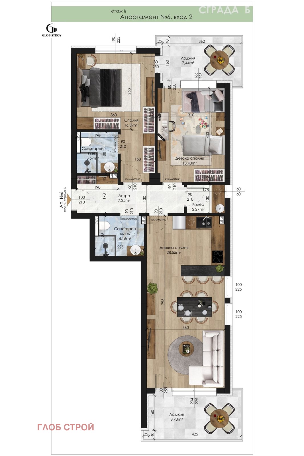 Продава 3-СТАЕН, гр. Шумен, Пазара, снимка 2 - Апартаменти - 56466056