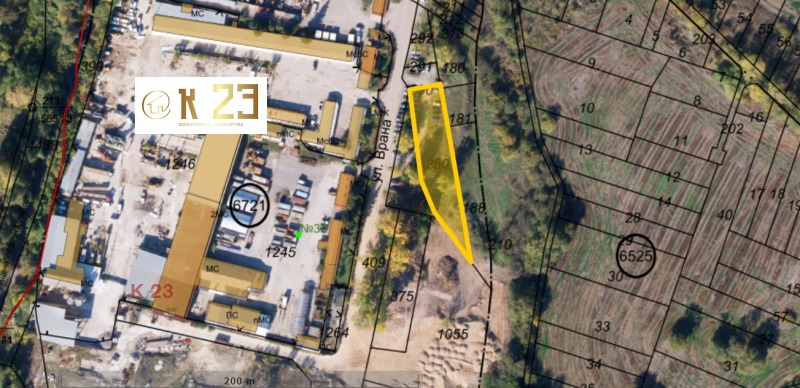 Продава ПАРЦЕЛ в град София, Горубляне - 1522 кв.м / 156 770 € » 306 615.47 лв., К 23