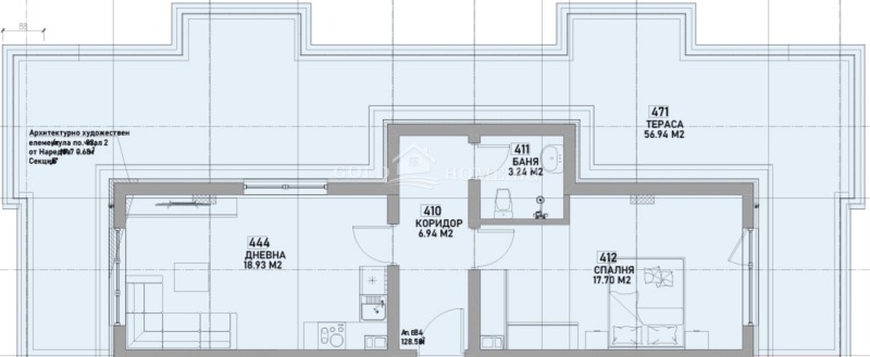 Продава 2-СТАЕН, гр. Пловдив, Южен, снимка 2 - Апартаменти - 53381814