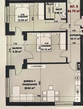 2 slaapkamers Ajazmoto, Stara Zagora 3