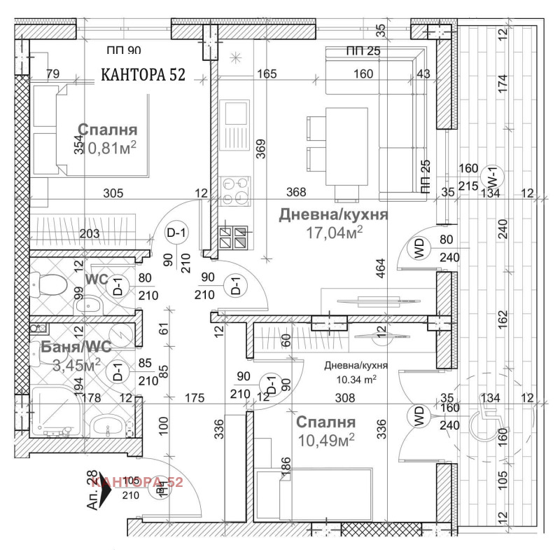 Продава 3-СТАЕН, гр. Варна, м-т Сотира, снимка 5 - Aпартаменти - 47952701