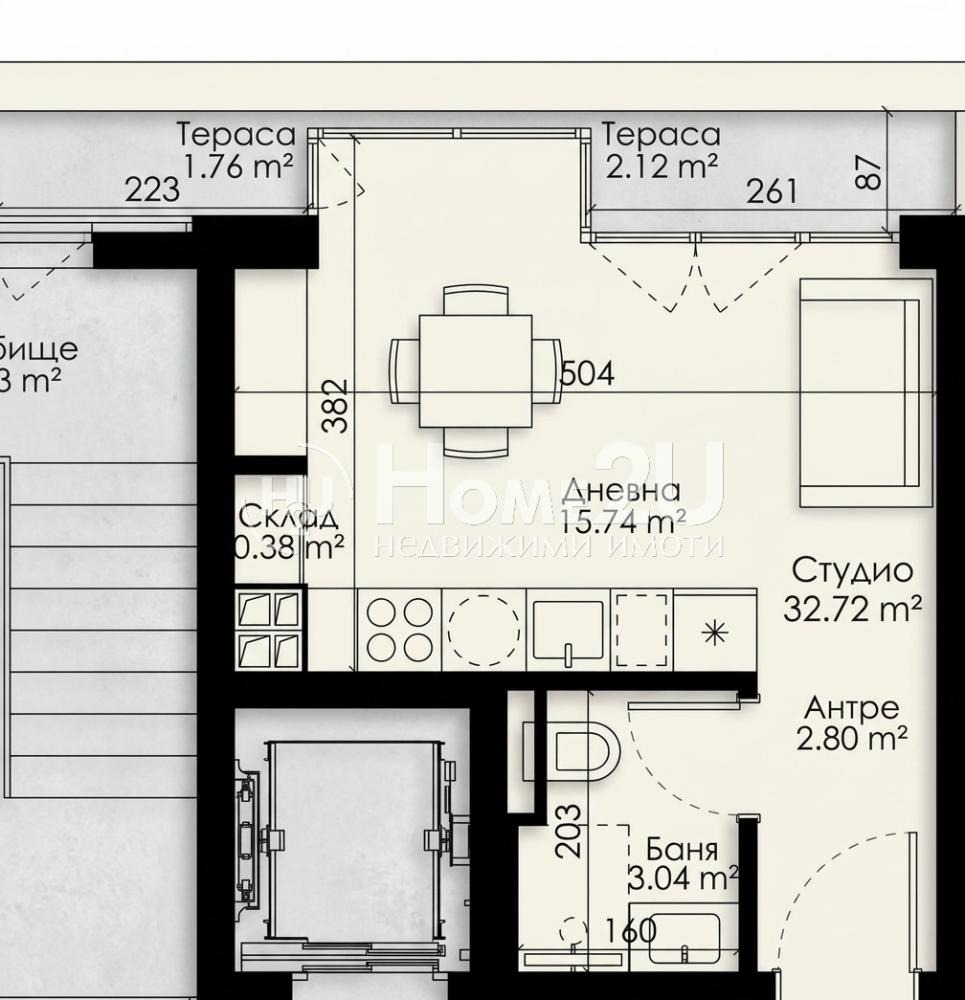 Продава 1-СТАЕН, гр. Варна, Трошево, снимка 5 - Апартаменти - 54979821
