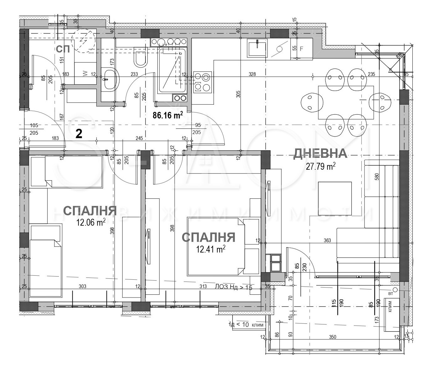 Продава 3-СТАЕН, гр. Стара Загора, Самара 3, снимка 2 - Апартаменти - 53603825