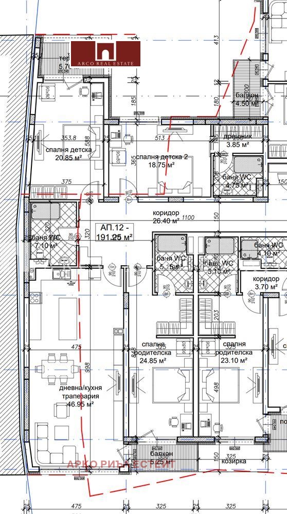 In vendita  3 camere da letto Sofia , Suhata reka , 220 mq | 26004506