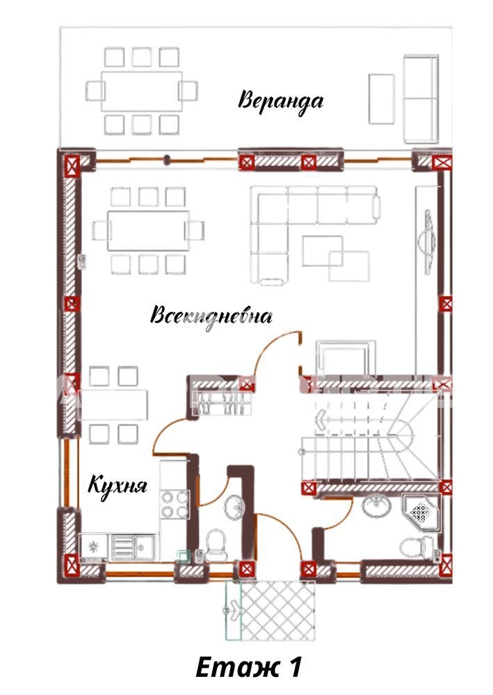 Продава КЪЩА, гр. Костинброд, област София област, снимка 2 - Къщи - 50530478