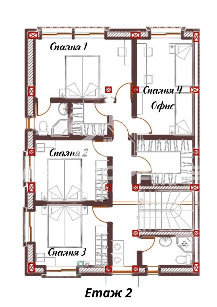Продава КЪЩА, гр. Костинброд, област София област, снимка 3 - Къщи - 50530478