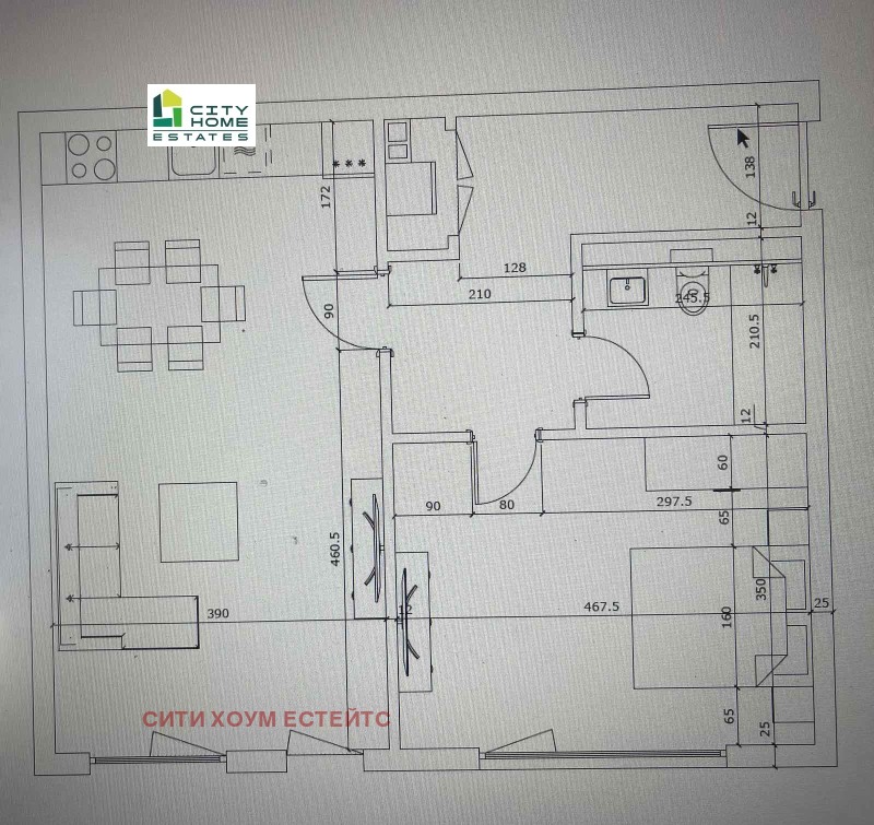 Продаја  1 спаваћа соба Софија , Витоша , 84 м2 | 13008681 - слика [8]
