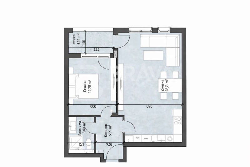 Продава 2-СТАЕН, гр. Пловдив, Кършияка, снимка 6 - Апартаменти - 53413884