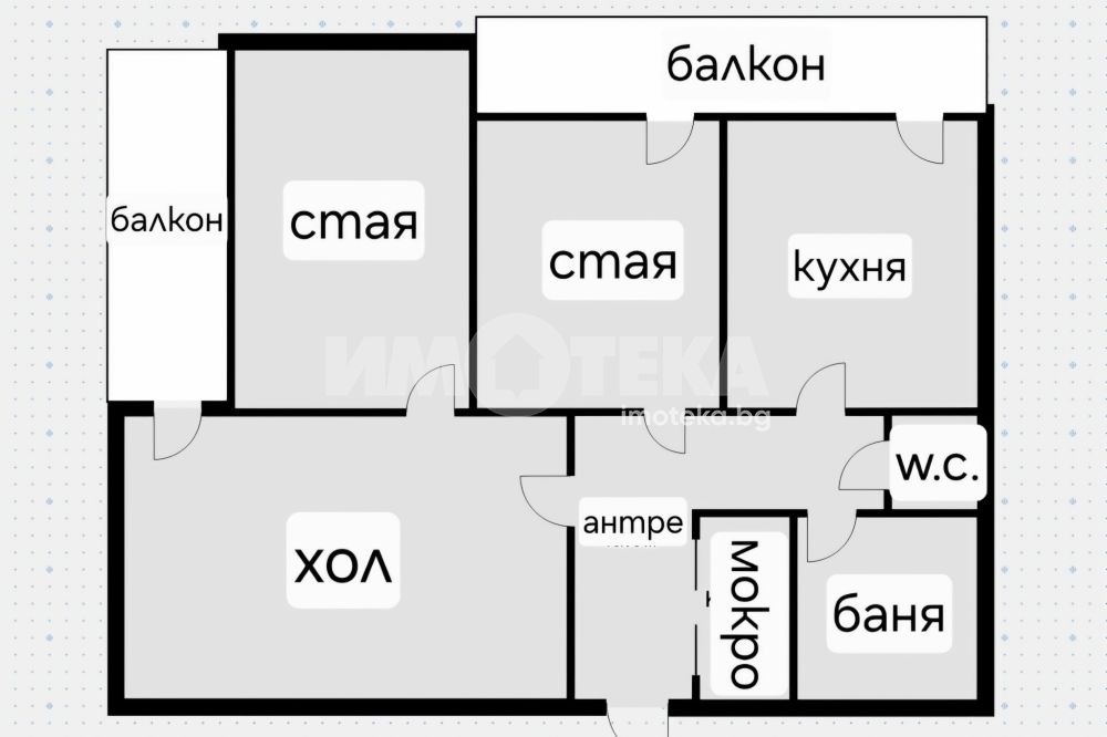 Продава 3-СТАЕН, гр. София, Разсадника, снимка 4 - Апартаменти - 54865142