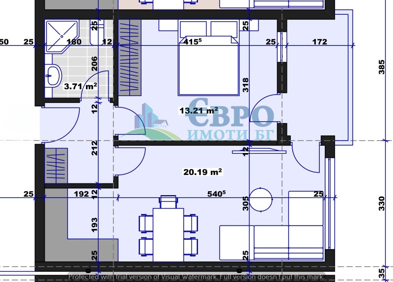 Продава  2-стаен град Стара Загора , Три чучура - север , 63 кв.м | 39464181 - изображение [2]