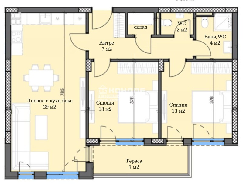 Продава 3-СТАЕН, гр. Пловдив, Тракия, снимка 4 - Aпартаменти - 48255193