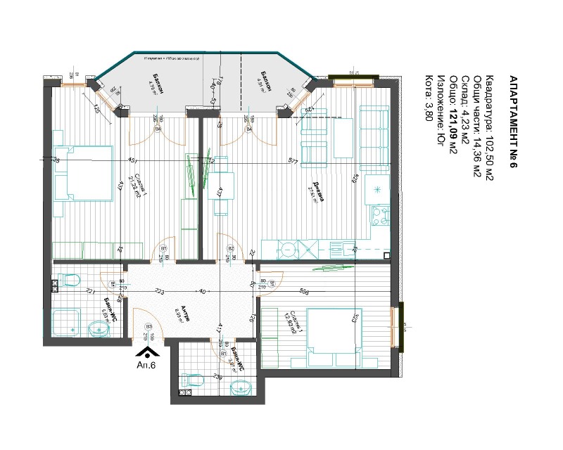 Продава 3-СТАЕН, с. Войводиново, област Пловдив, снимка 1 - Aпартаменти - 48279174