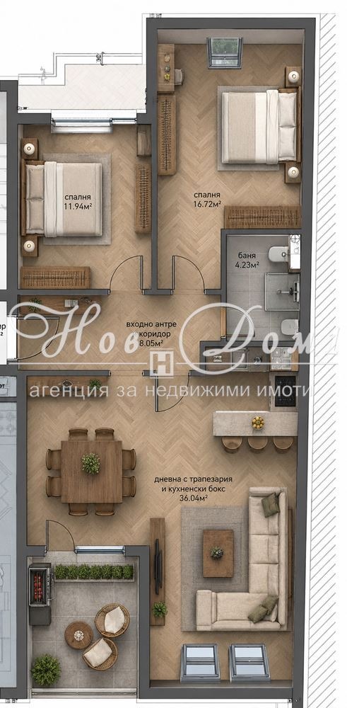 Продава 3-СТАЕН, гр. София, Студентски град, снимка 10 - Апартаменти - 54548755