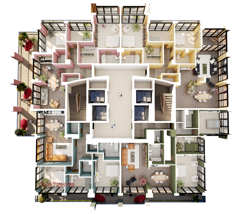 Na prodej  1 ložnice Burgas , Bratja Miladinovi , 84 m2 | 44676803 - obraz [12]