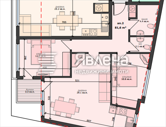 Продава 3-СТАЕН, гр. Варна, Погреби, снимка 2 - Апартаменти - 55094442