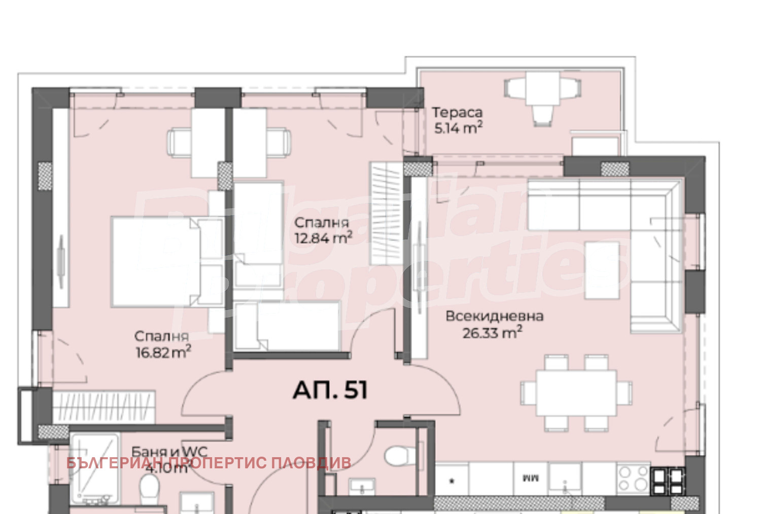 Продава 3-СТАЕН, гр. Пловдив, Западен, снимка 5 - Апартаменти - 55224046