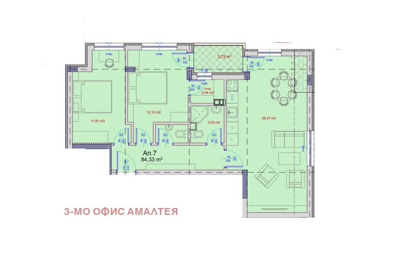 Продава  3-стаен град София , Люлин 9 , 102 кв.м | 14165517