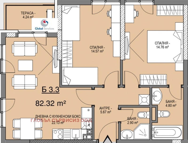 Продава  3-стаен град София , Витоша , 97 кв.м | 77509429