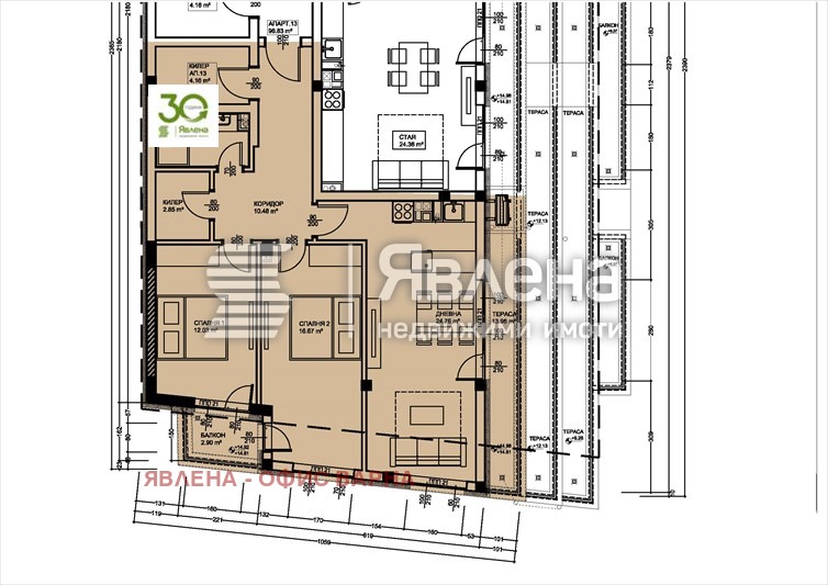 Продава 3-СТАЕН, гр. Варна, Левски 1, снимка 2 - Апартаменти - 53471640