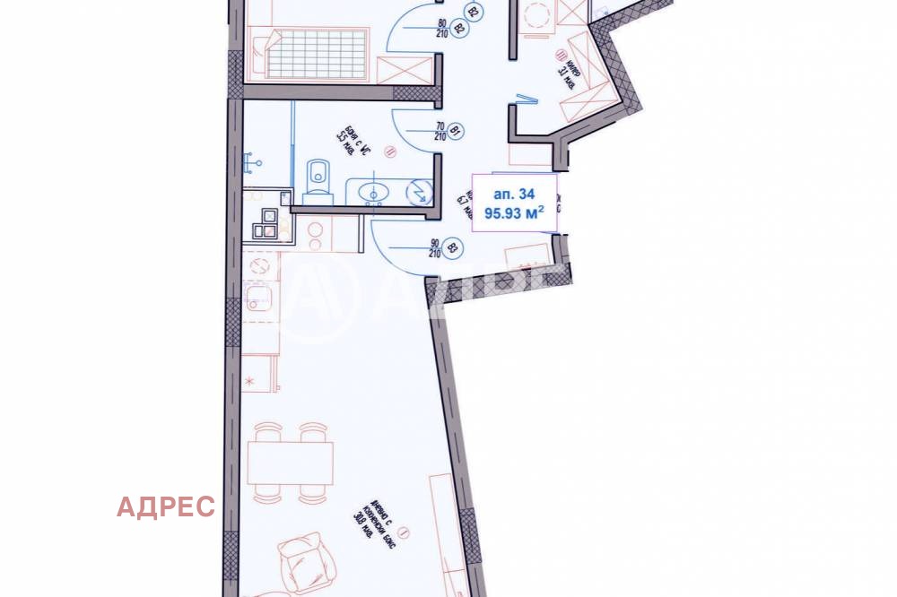 Продава 3-СТАЕН, гр. Варна, Бриз, снимка 15 - Апартаменти - 55049355
