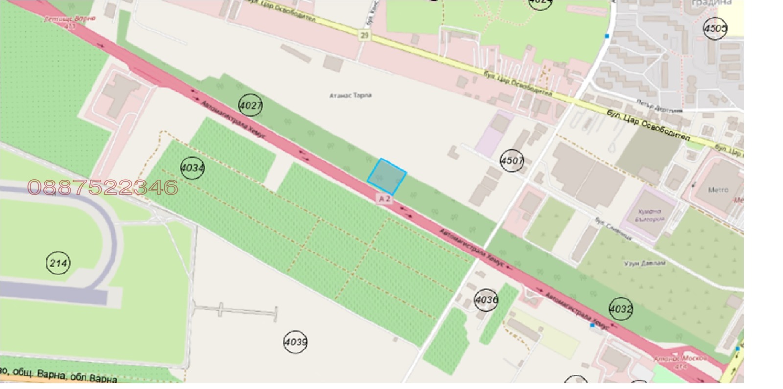 Продава ПАРЦЕЛ, гр. Варна, м-т Атанас Тарла, снимка 2 - Парцели - 54205523