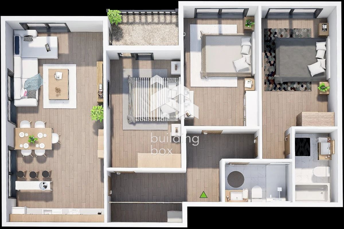 Продава 4-СТАЕН, гр. Пловдив, Христо Смирненски, снимка 3 - Апартаменти - 54136779