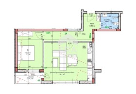 1 Schlafzimmer Schirok zentar, Ruse
