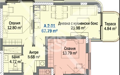 Продаја  1 спаваћа соба регион Бургас , Китен , 67 м2 | 68074312