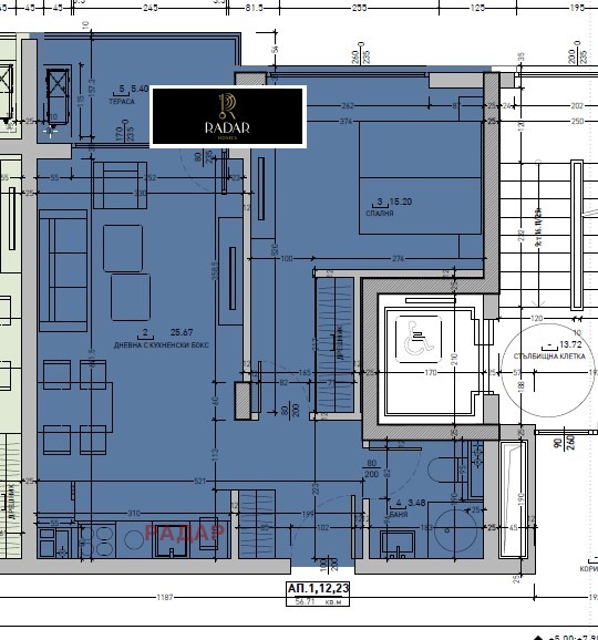 Na prodej  1 ložnice Sofia , Malinova dolina , 64 m2 | 48392847