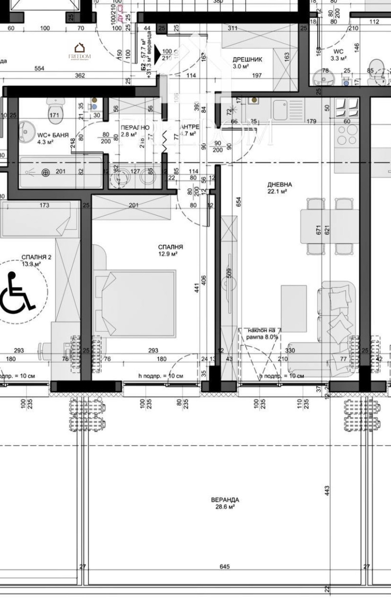 Продава 2-СТАЕН, гр. Варна, Владислав Варненчик 1, снимка 7 - Апартаменти - 52346493
