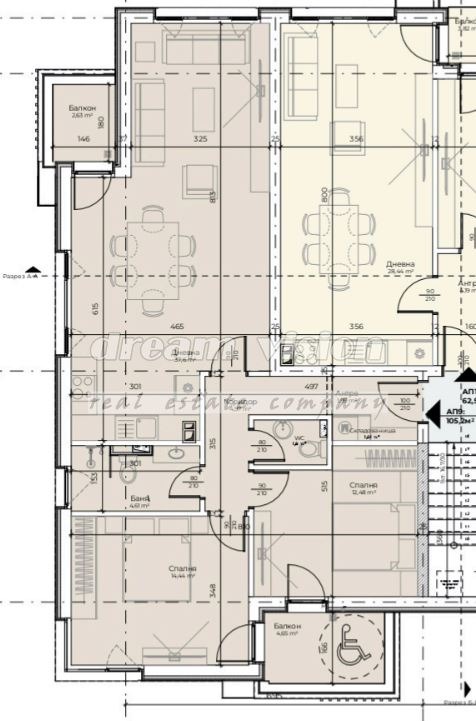 For Sale  2 bedroom Sofia , Dragalevtsi , 119 sq.m | 23692344 - image [3]