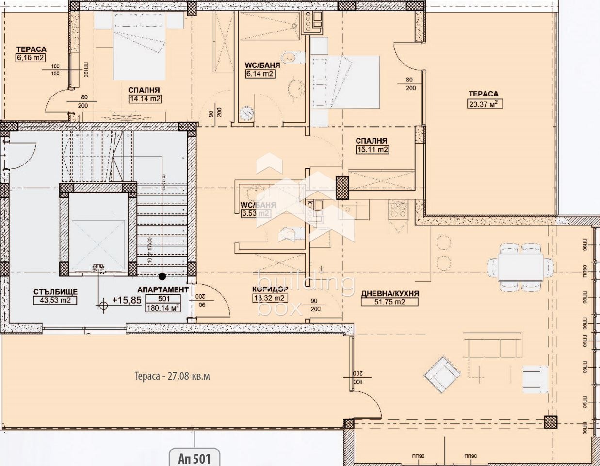 Продава 3-СТАЕН, гр. София, Дианабад, снимка 2 - Апартаменти - 54606020