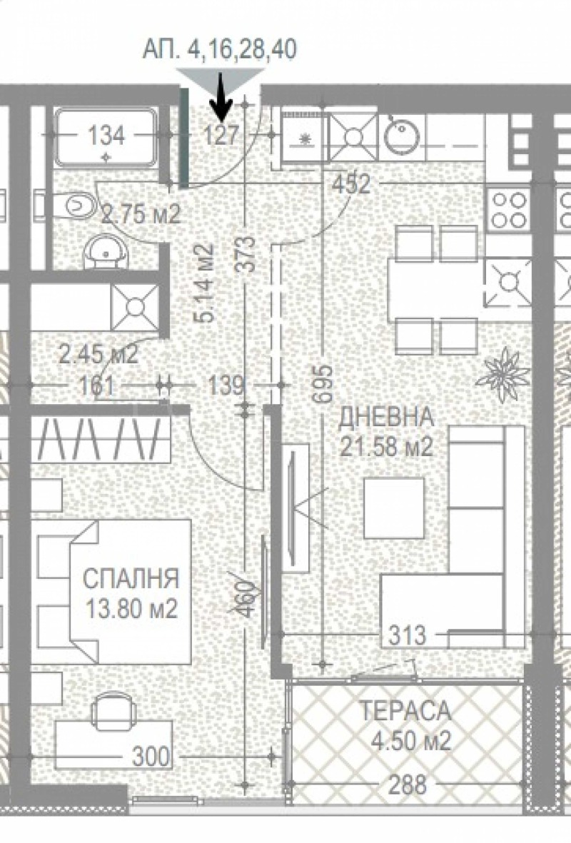 Продава 2-СТАЕН, гр. София, Малинова долина, снимка 12 - Апартаменти - 50619121