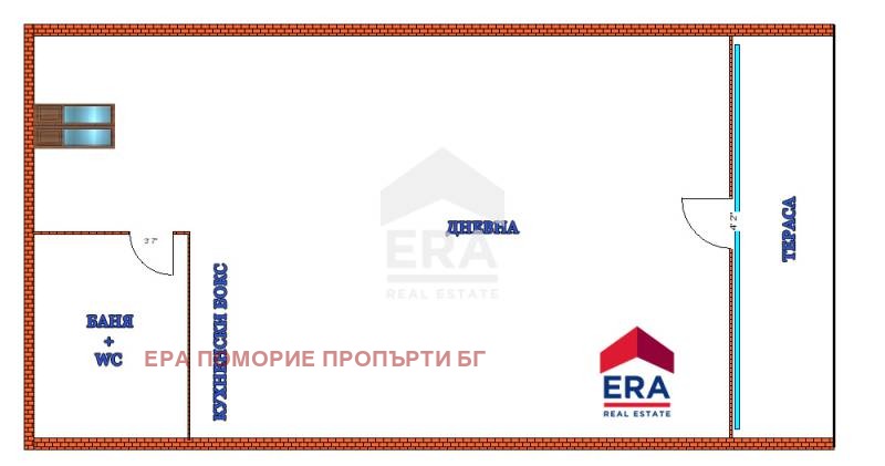 Продава 1-СТАЕН, гр. Поморие, област Бургас, снимка 11 - Aпартаменти - 47593403