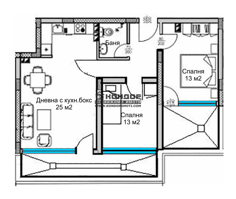 Продава  3-стаен град Пловдив , Съдийски , 107 кв.м | 87635142 - изображение [7]