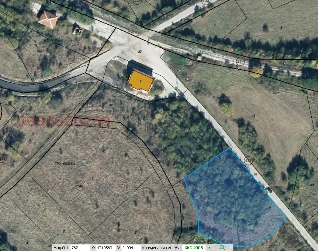 Продава ПАРЦЕЛ, с. Вакарел, област София област