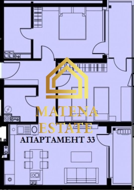 Продава 3-СТАЕН, гр. София, Кръстова вада, снимка 1 - Aпартаменти - 49357453