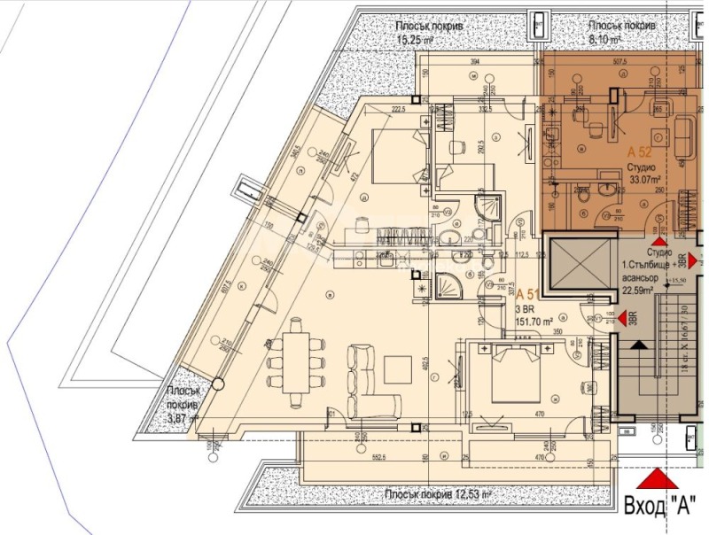 Satılık  3+ yatak odası Sofia , Manastirski livadi , 172 metrekare | 54395180 - görüntü [4]