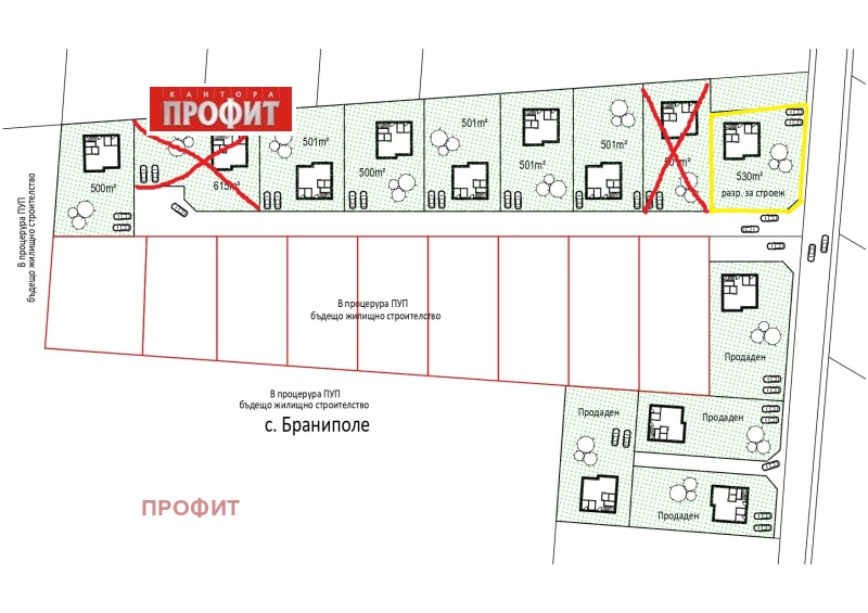 For Sale  Plot region Plovdiv , Branipole , 601 sq.m | 35880856 - image [6]