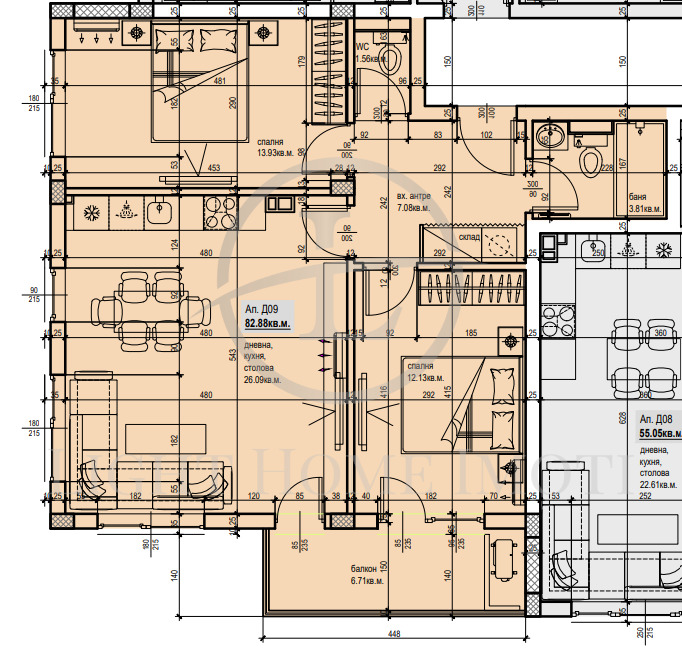 Продава 3-СТАЕН, гр. Пловдив, Остромила, снимка 4 - Aпартаменти - 47460953