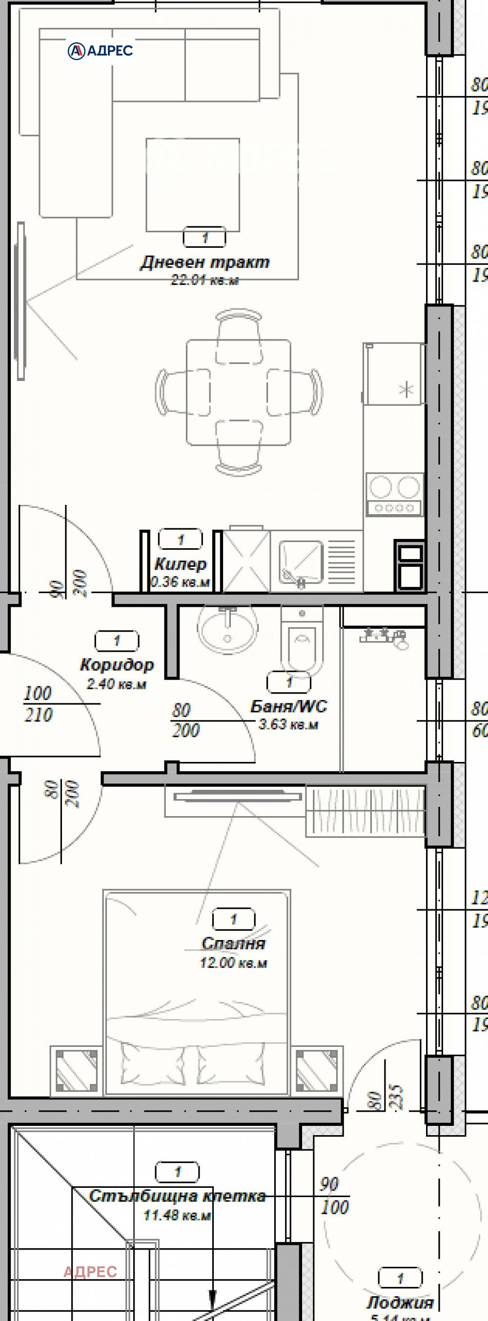 Продава 2-СТАЕН, гр. Варна, м-т Пчелина, снимка 3 - Апартаменти - 54056846