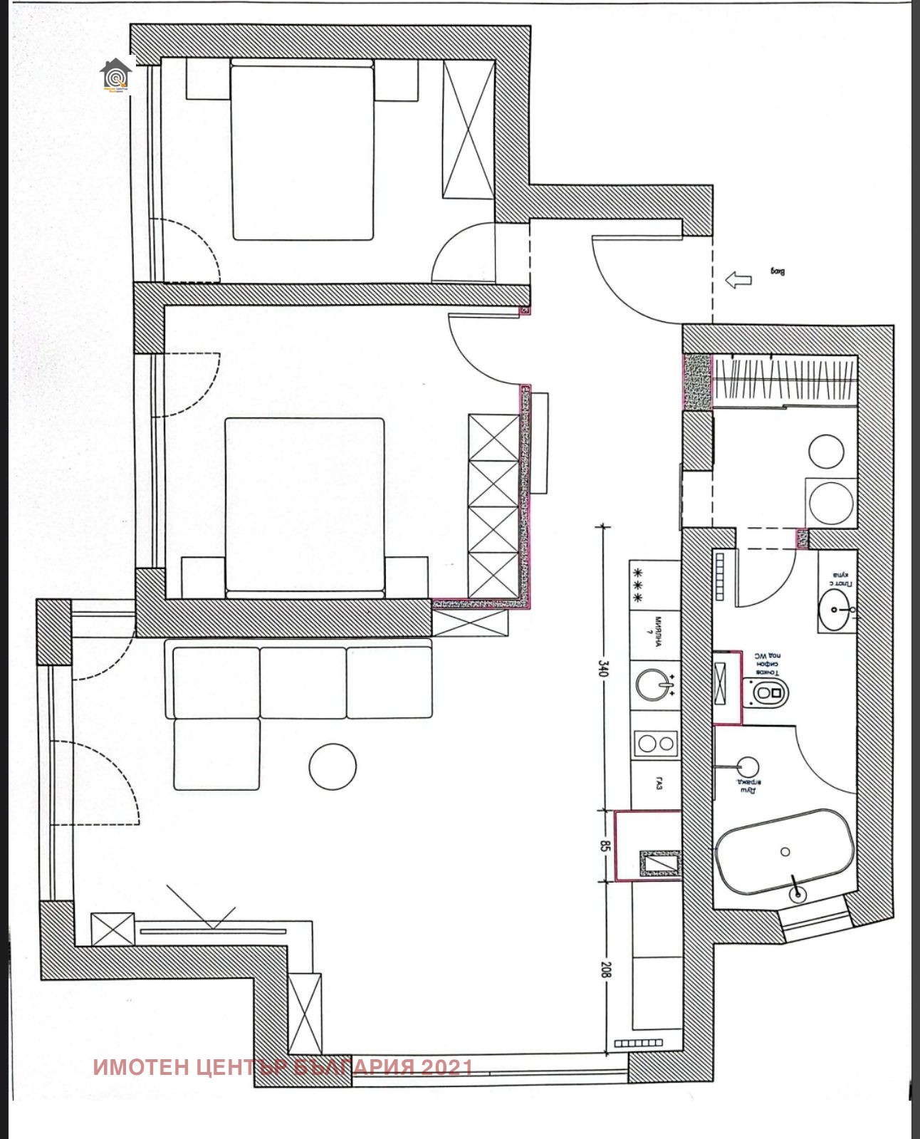 Продава 3-СТАЕН, гр. София, Малинова долина, снимка 2 - Апартаменти - 52705496