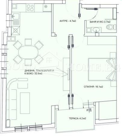 Продава 2-СТАЕН, гр. Пловдив, Център, снимка 2 - Aпартаменти - 48113720